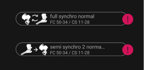 Incompatible presets